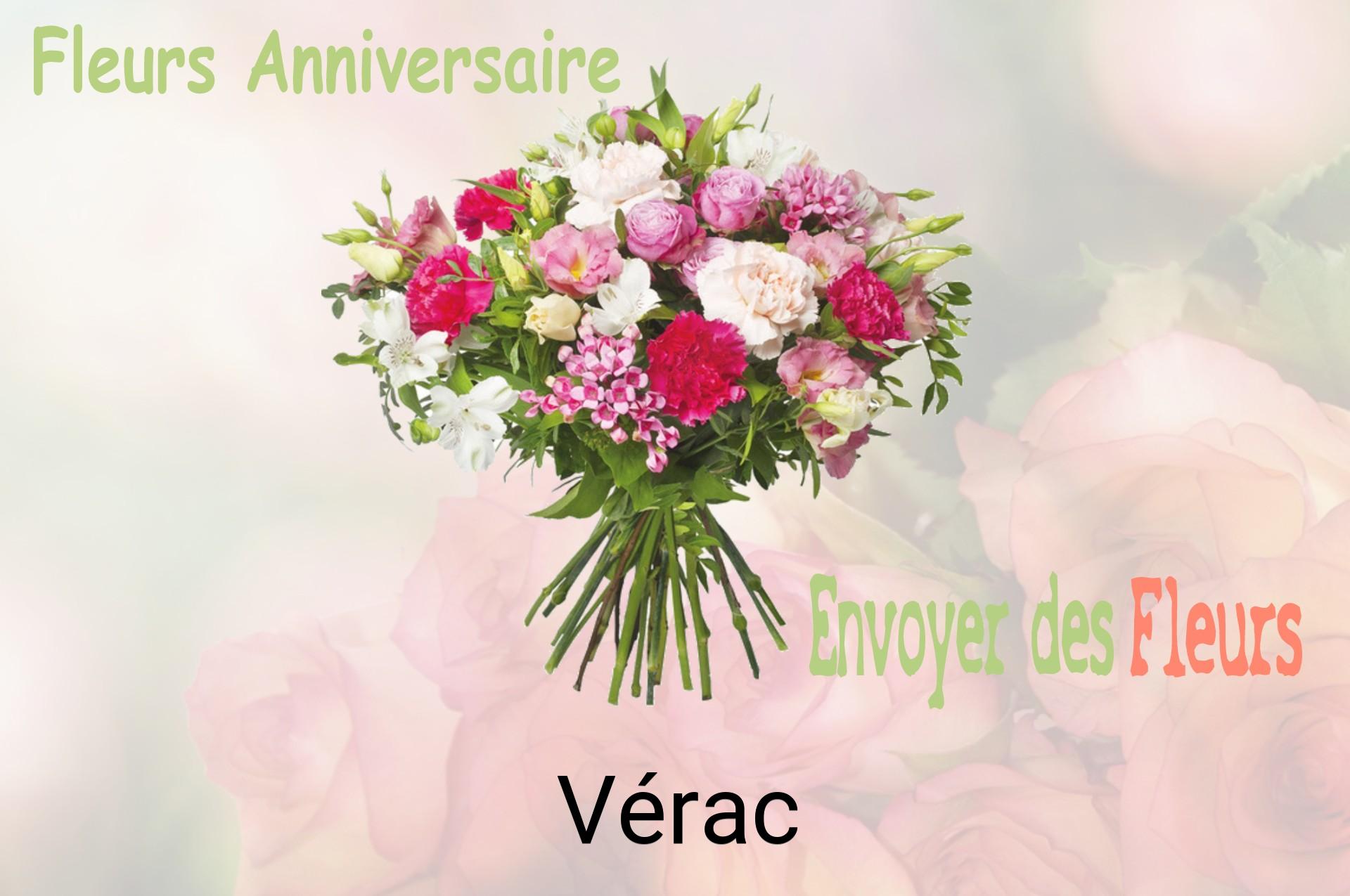 Bouquet de fleurs d’anniversaire livré à Vérac
